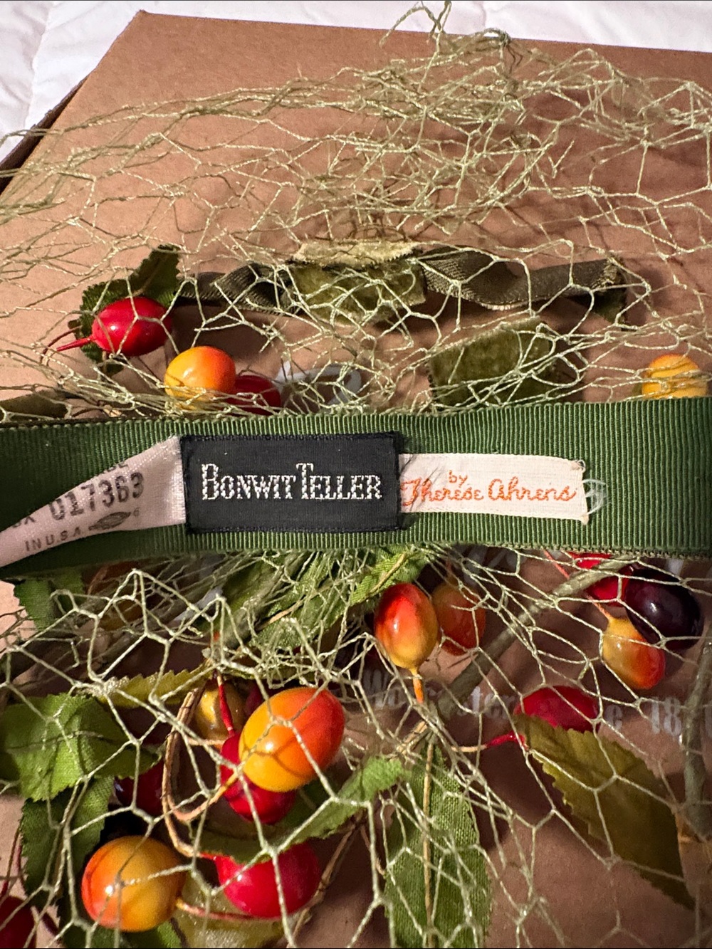 Olive Green Decorative Women's Headband